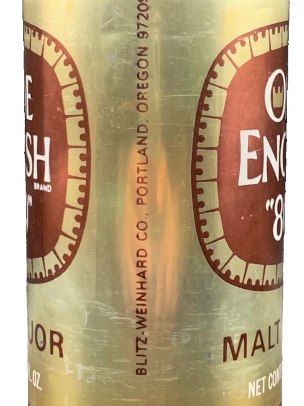 Vintage Beer Can Olde English 800 Malt Liquor Tab Empty Aluminum Can